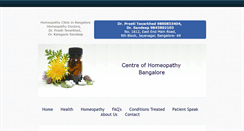 Desktop Screenshot of centreofhomeopathy.com
